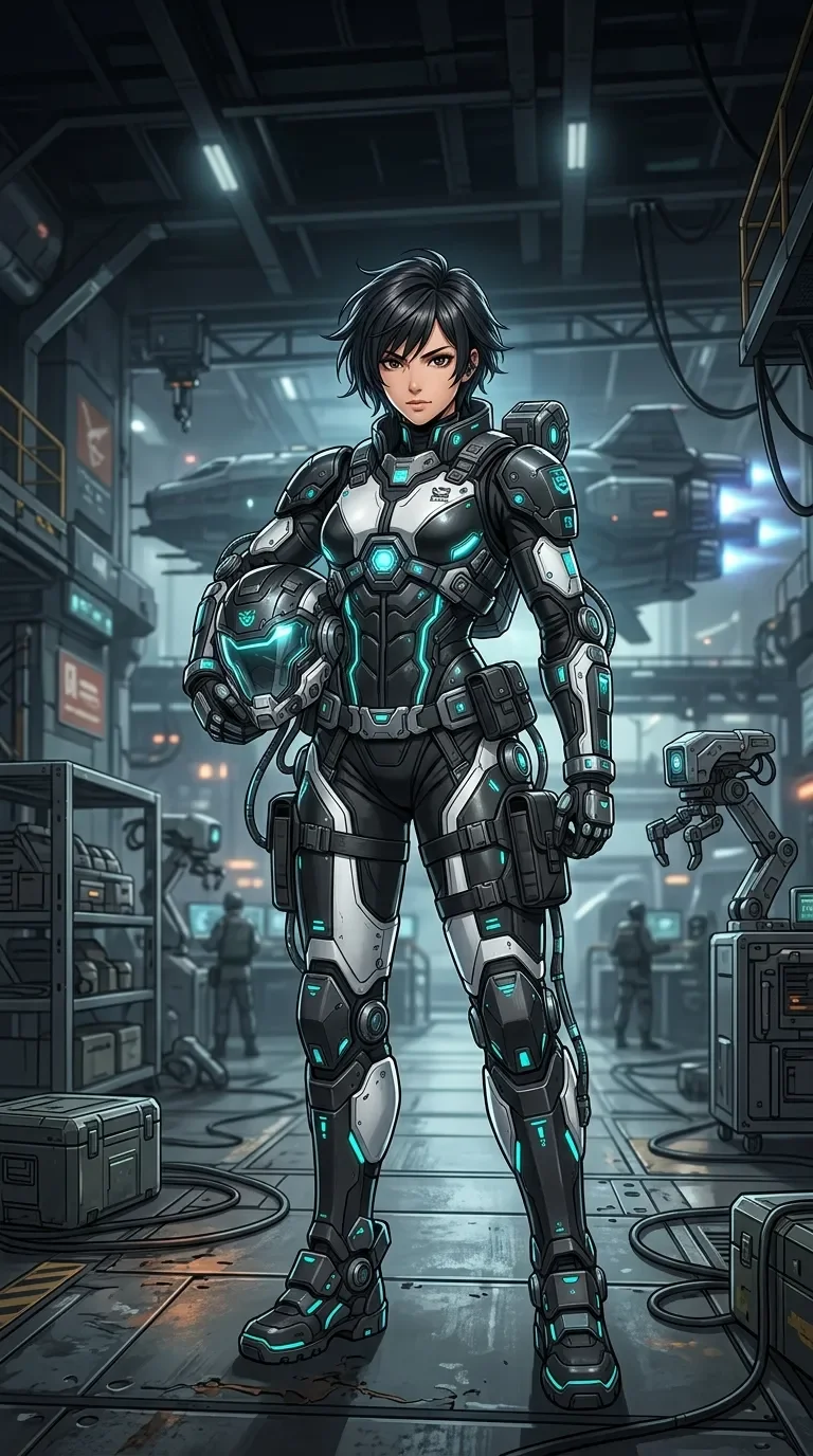 Futuristic Combat Woman