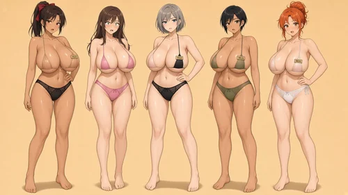 Dark Skin Beauty Bikini Waifu