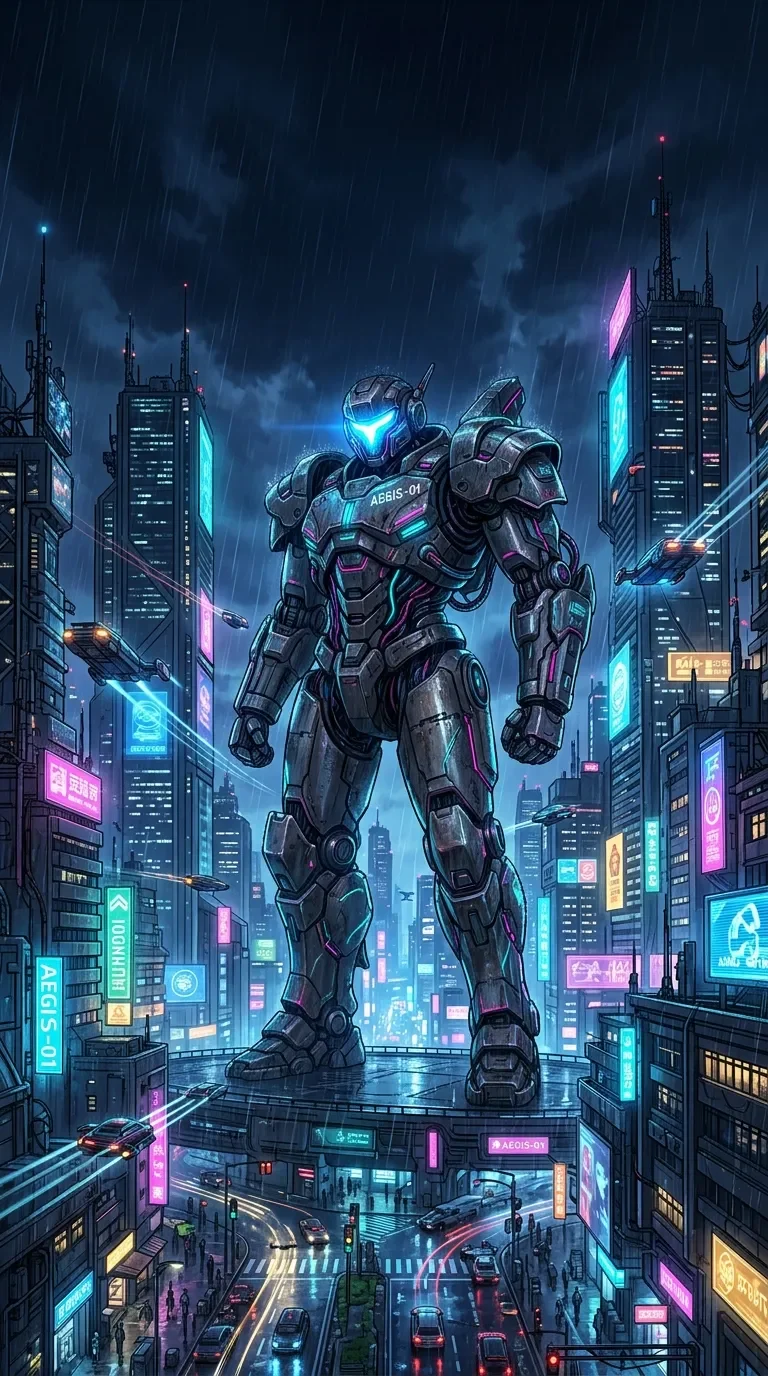 Giant Mecha Skyline