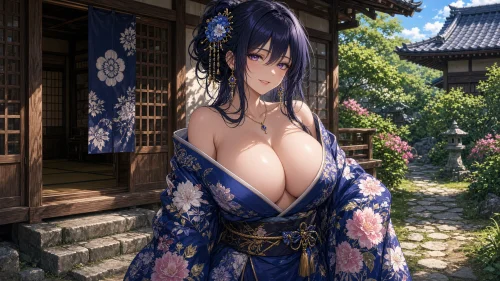 Geisha blue 2